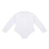 Aislor Boys' Modern Latin Jazz Ballroom Salsa Dance Shirt Romper Leotard Dress Shirts Romper Bodysuit with Bowtie White 12 Years view 2