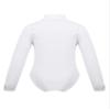 Aislor Boys' Modern Latin Jazz Ballroom Salsa Dance Shirt Romper Leotard Dress Shirts Romper Bodysuit with Bowtie White 12 Years view 4