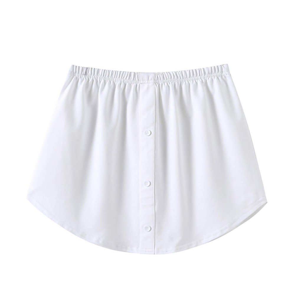 Adjustable Layering Fake Top for Women Lower Sweep T-Shirts Sweaters Extender Mini Skirt Slips Versatile Fake Hem