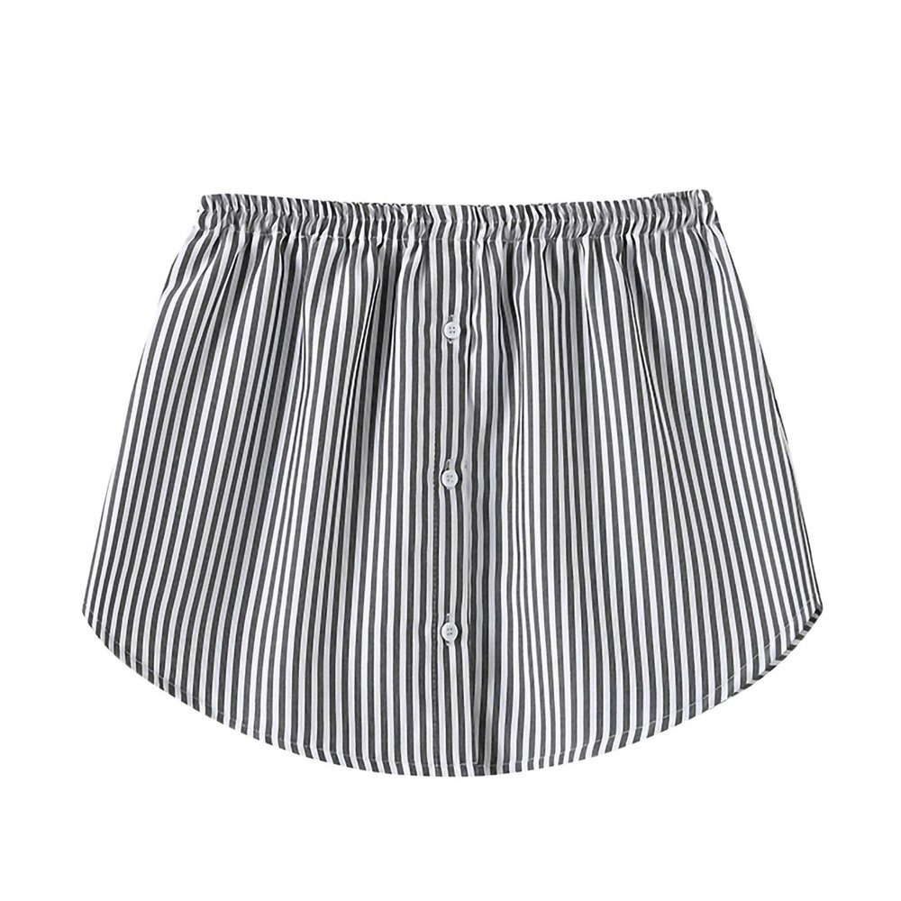 Adjustable Layering Fake Top for Women Lower Sweep T-Shirts Sweaters Extender Mini Skirt Slips Versatile Fake Hem