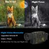 Camouflage Infrared Camera Night Vision Monocular, Take Photos and 960P Video, 200m/656ft Long Viewing Range, for Complete Darkness, Hunting, Camping, Navigation view 2