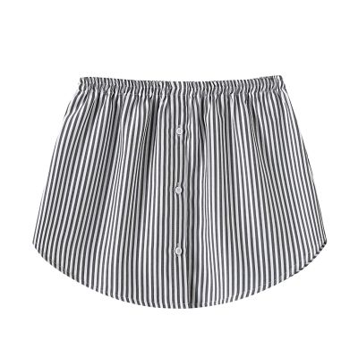 Adjustable Layering Fake Top for Women Lower Sweep T-Shirts Sweaters Extender Mini Skirt Slips Versatile Fake Hem