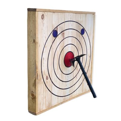 Medium 4-Ring Hanging Axe and Knife Throwing Targets