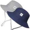 55cube Baby Sun Hat, 6-24 Months UPF 50+ Toddler Sun Hat for Girls Boys, Adjustable Wide Brim Infant Beach Bucket Hat, 2Pack view 1