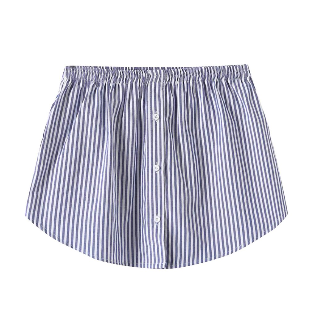 Adjustable Layering Fake Top for Women Lower Sweep T-Shirts Sweaters Extender Mini Skirt Slips Versatile Fake Hem