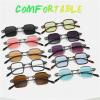 COTIA Vintage Steampunk Sunglasses Men Women Retro Metal Square Eyewear (Small, champagne) view 3