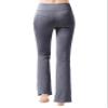 nuveti Women's High Waisted Boot Cut Yoga Pants 4 Pockets Workout Pants Tummy Control Women Bootleg Work Pants Dress Pants (LightGrey, Small) view 4