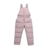 POLG Girls Boys Kids Winter Warm Outdoor Waterproof Windproof Snowboarding Skiing Jackets Snow Ski Pants Overalls Set (Pink, 12-24 Months) view 3