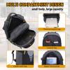35L Basketball Backpack Large Sports Bag with Separate Ball compartment, for Basketball Soccer Volleyball Swim Gym (Light Blue) view 4