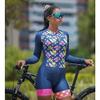 CYTSH Triathlon Women's Cycling Jersey Sets Jumpsuit Suit Cycling Jersey Set Long Sleeve Bike Sport Tight Skinsuit Pockets (Color : 02, Size : XX-Large) view 1