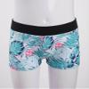 Daenrui Kids Girls Tie Dye Gymnastics Dance Tumbling Athletic Shorts Gym Yoga Running Workout Booty Shorts Tropical Leaves 14 Years view 3