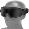 YBJMSFA Fan Edition Cooler Anti-fog Riding Goggles with Sponge Liner Adjustable Elastic Headband For Cycling Airsoft Shooting view 1