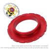 Centerlock Lockring, Rust Resistant Anti Deformation Universal Aluminum Alloy Centerlock Lock Cover Ring Disc Rotor Lockring Bike Accessory Centerlock Rotors Tool for Bike MountainRed view 4