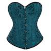 Kranchungel Renaissance Corset Tops for Women: Plus Size Overbust Corset Costume Themed Events for Renaissance Faire Visitors Medium Blackish Green view 1