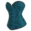 Kranchungel Renaissance Corset Tops for Women: Plus Size Overbust Corset Costume Themed Events for Renaissance Faire Visitors Medium Blackish Green view 2