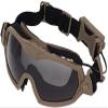 YBJMSFA Tactical Goggles with Fan Anti Fog and 2 Lens,Airsoft Shooting Glasses view 2