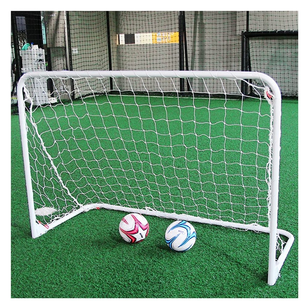 Soccer Goal Folding Three-Person Football Goal, Adult Children's Backyard, Kindergarten Football Training Network (Size : 180x120x80cm)