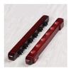 Wall Mounted Pool Stick Holder, Wooden Table Pool Cue Rack That Can Hold 6 Billiard Cues, for Pool Bar Club Billiards Players view 1