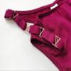 YUHOOE Women Ice Silk Thong Luxury Metal Thongs Seamless Sexy Panties Underwear Solid Color Fitness Low Waist Briefs Satin G- view 3