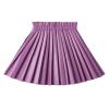 Pu Leather Skirts for Girls Kids & Teen & Toddler & Women Faux Leather Pleated Skirts,Lilac,14 Years view 1
