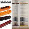Wall Mounted Cue Rack, Billiard Bar Club Wooden Cue Cue Rack Billiard Cue Rack Billiard Cue Rack with Mounting Accessories (Color : Brown, Size : 6 Holes) view 2