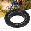 Centerlock Lockring, Rust Resistant Anti Deformation Universal Aluminum Alloy Centerlock Lock Cover Ring Disc Rotor Lockring Bike Accessory Centerlock Rotors Tool for Bike MountainBlack view 2