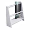 10 Pool Stick Holders, Wooden Cue Rack Floor Pool Cue Organizer/Stand, Game Room Pool Bar Club Pool Table Accessories (Color : Black) view 1