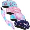 4 Pieces Swimming Headband Swimming Ear Band Adjustable Swim Headband Keeping Water Out Ear Protection for Kids Adults Surfing Bathing Kayaking (Unicorn Style) view 1