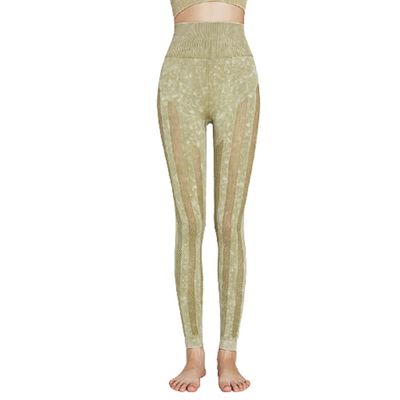 Leggings for Women Tummy Control Yoga Pants for Sports Workout (L(6), Greeen)