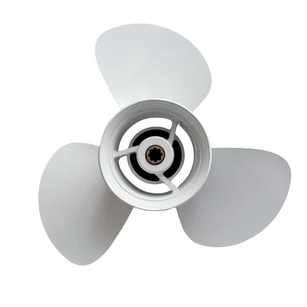ARKDOZA Propeller 11 3/4x7 Fit for Yamaha Outboard 9.9HP-15HP 3 Blades Aluminum Prop 8 Tooth Propel RH OEM NO: 69G-45943-00-00 11.75x7
