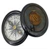 Antique Brass Poem Compass Nautical Vintage Poem Compass view 1