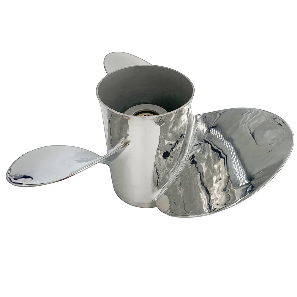 ARKDOZA Propeller 14 1/2x15 Fit for Yamaha Outboard 150HP-300HP 3 Blades Stainless Steel Prop SS 15 Tooth Propel RH OEM NO: 68F-45970-10-00 14.5x15