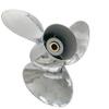 ARKDOZA Propeller 14 1/2x15 Fit for Yamaha Outboard 150HP-300HP 3 Blades Stainless Steel Prop SS 15 Tooth Propel RH OEM NO: 68F-45970-10-00 14.5x15 view 4
