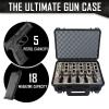 5 Pistol 18 Magazine DORO Gun Case with Digital Camo Custom Foam Insert - Waterproof, Heavy Duty - Tactical Firearms and Ammunition Holder, 18 x 14 x 7-Inches view 3