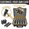 5 Pistol 18 Magazine DORO Gun Case - Sahara Case with Digital Camo Custom Foam Insert - Waterproof, Heavy Duty - Tactical Firearms and Ammunition Holder, 18 x 14 x 7-Inches view 4
