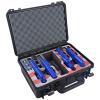 4 Pistol 12 Magazine Doro Gun Case with Custom MyCaseBuilder Foam Insert - IP67 Rated, TSA Approved, American Flag Print view 1