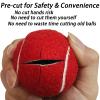 RMAMSCOV Tennis Balls for Walkers 4 Pack, RMASCOV Precut Tennis Balls for Walkers,Walker Balls Tennis Ball for Chair Legs (Red) view 3