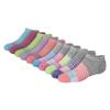 Hanes Girls' Comfort Fit Heel Shield and No Show Socks, 10-Pair Packs, Assorted, Small view 1