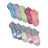 Hanes Girls' Comfort Fit Heel Shield and No Show Socks, 10-Pair Packs, Assorted, Small view 2