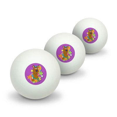 GRAPHICS & MORE Groovy Scooby-Doo Novelty Table Tennis Ping Pong Ball 3 Pack