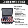 5 Pistol 18 Magazine DORO Gun Case with American Flag Custom Foam Insert - Waterproof, Heavy Duty - Tactical Firearms and Ammunition Holder, 18 x 14 x 7-Inches view 2