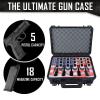 5 Pistol 18 Magazine DORO Gun Case with American Flag Custom Foam Insert - Waterproof, Heavy Duty - Tactical Firearms and Ammunition Holder, 18 x 14 x 7-Inches view 3