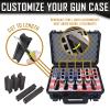 5 Pistol 18 Magazine DORO Gun Case with American Flag Custom Foam Insert - Waterproof, Heavy Duty - Tactical Firearms and Ammunition Holder, 18 x 14 x 7-Inches view 4