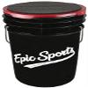 Epic Black 6-Gal. Baseball/Softball Bucket W/Padded Lid 6 Gallon view 1