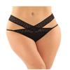 Fantasy Lingerie Daphne CrissCrossPanty6Pk Blk QS PY2105 Q/S Black view 1