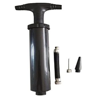 Epic 10" Dual-Action Hand Air Ball Pump with Needle Black