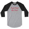 3/4 Sleeve Raglan Shirt Heather Grey/Black view 1