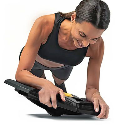 STEALTHGO + Portable Plank Board Core Trainer - Turn Fitness Into a Fun Game - Get Strong Sexy Abs and Lean Core Playing Games On Your Phone; Free iOS/Android App; 4 Free Mobile Games Included;