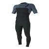 O Neill Hyperfreak 2mm Chest Zip SS Fullsuit HH8-Gunmetal-CadetBlue MT view 1