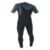 O Neill Hyperfreak 2mm Chest Zip SS Fullsuit HH8-Gunmetal-CadetBlue MT view 2